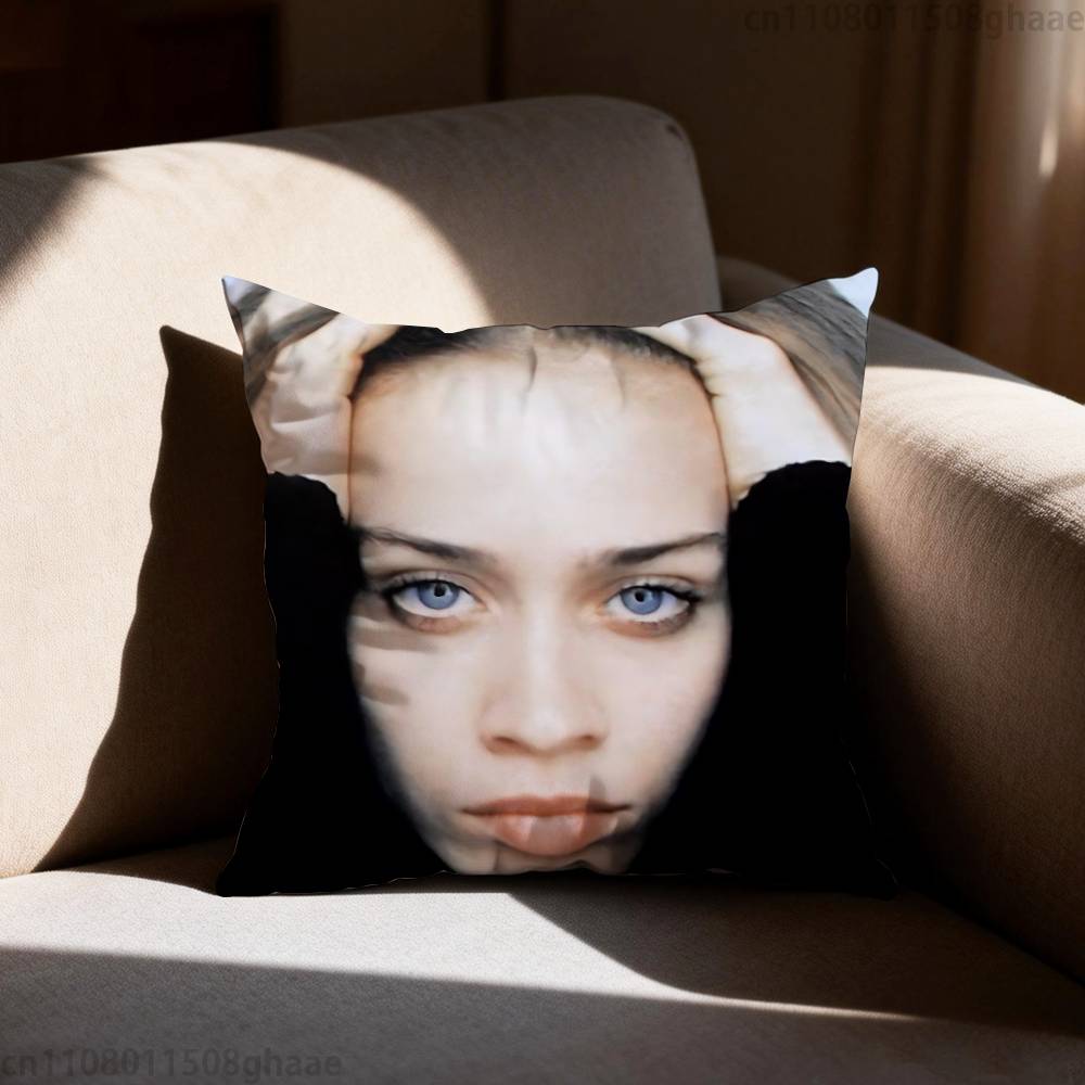 Fiona Apple Pillow Case Antidustmite Pillowcase Invisible Zipper Silky Short Plush Sofa Cushion Cover