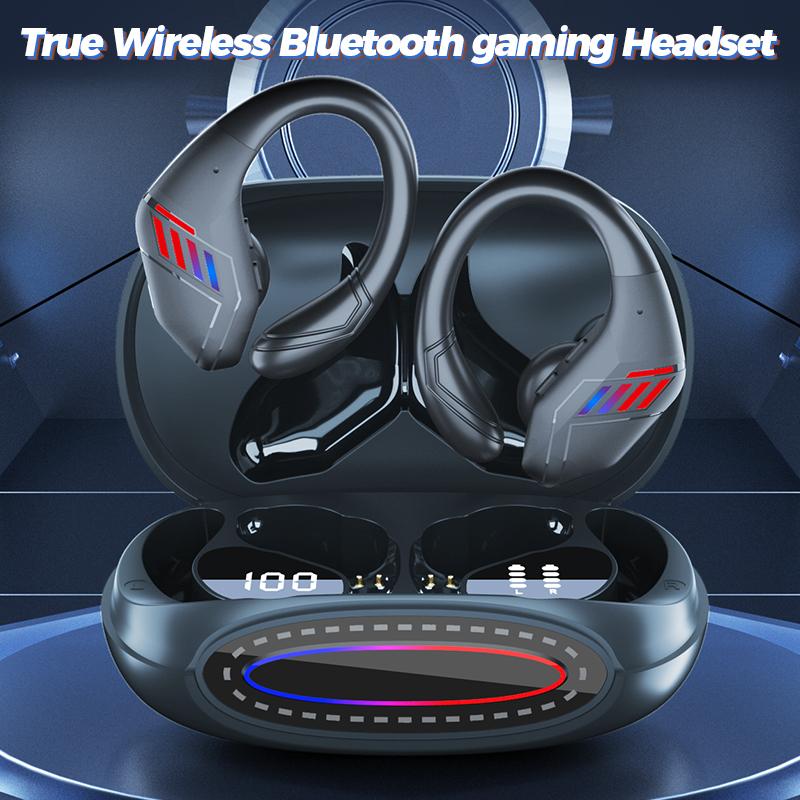 Buy GM5 True Wireless Bluetooth Headphones Sports Earphone TWS Waterproof Headset LCD Power