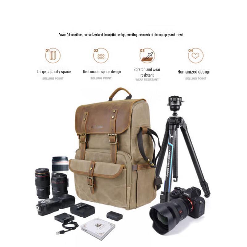 Wolfgang S19 Large Capacity Photography Backpack