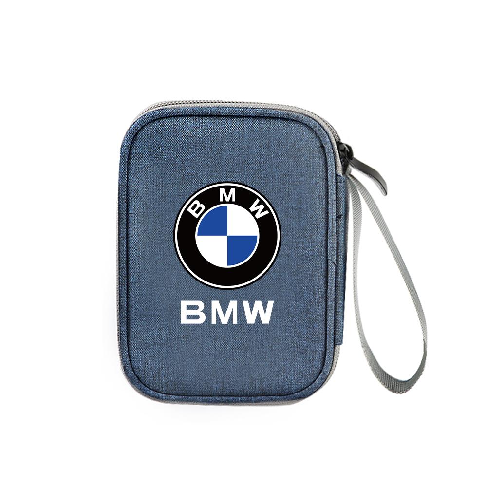Data Cable Storage Bag Waterproof Portable Carry Case Layers Storage Bag For BMW M Performance M3 F01 F20 F10 E39 E36 E60 E46 X5 XN9