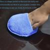 2Pcs Car Detailing Applicator Pads Car Care Waxing Polish Sponges Soft Microfiber Round Pocket Foam Sponges Car Cleaning Tools