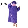 Morbida Calda Tuta da Casa, Coperta Indossabile con Cappuccio Creatura dalla Grande Bocca, Felpa Larga in Pile con Cappuccio Peluche per Donna Uomo, Mantello Cosplay Invernale con Bottoni