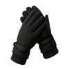 Winter Skiing Gloves for Men  Thickened with Fleece  Outdoor Cycling Windproof and Cold Proof  Touch Screen  Fashionable Five Finger Warm Gloves