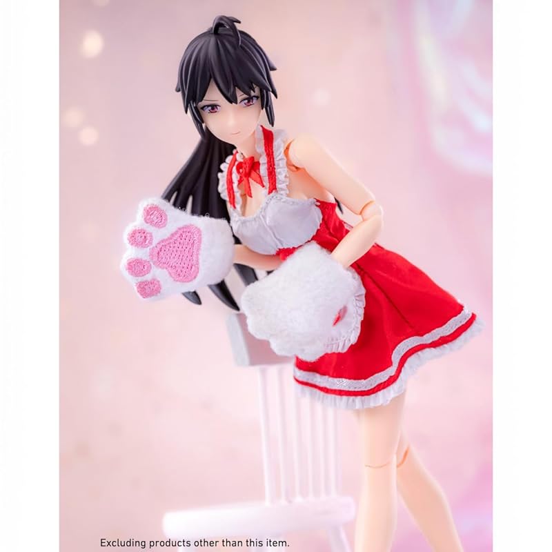 HiPlay HASUKI 1/12 Scale Maid Outfit CS010B Red Figure Clothes Set