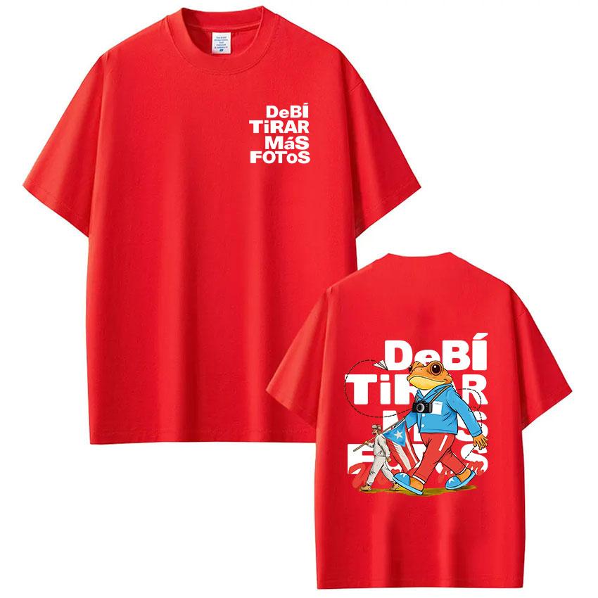 Rapper Bad Bunny T Shirt Debi Tirar Mas Fotos Dtmf Tshirts Unisex Unisex Clothing Fashion Hip Hop Short Sleeve Tshirt Streetwear
