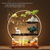 Chinese-style flowing water ornaments landscape fish tank living room small fountain waterfall creative home decoration