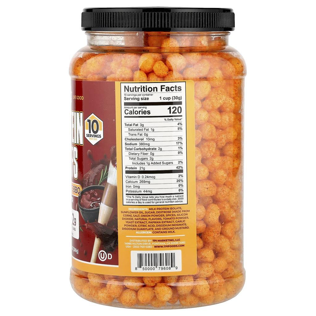 Protein Puffs, Mesquite BBQ, 300G(10.6Oz)