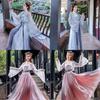 Hanfu Cosplay Kleid mit Polyesterstoff für Damen und Herren, geeignet für Kostümveranstaltungen