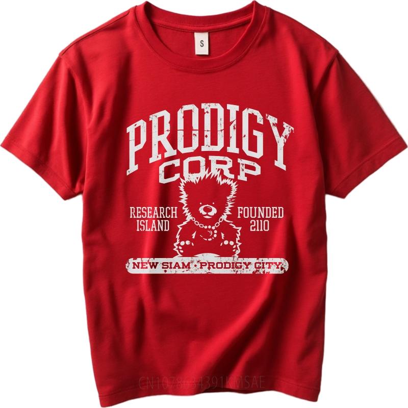 Unisex Summer For Men tshirt Prodigy Corp Research Island Founded 2010 New Siam Prodigy City Short Sleeve Street Wear Crew