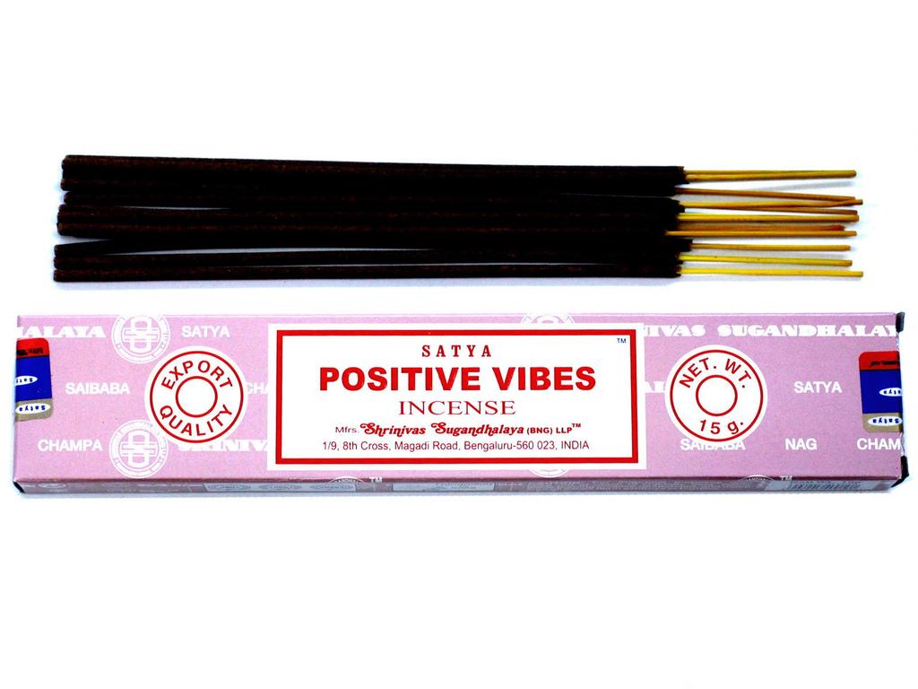Incense Sticks Positive Vibes 15g Satya