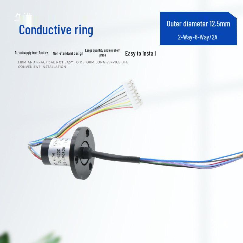12.5mm Cap Type Multi-Way Rotating Slip Ring (1A/2A) 