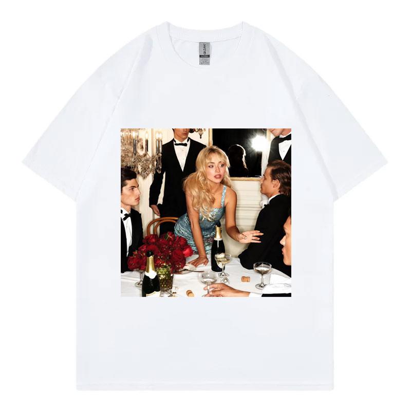 Sabrina Carpenter Mans Best Friend Album Graphic T Shirts Men Women Fashion Y2k Oversized Tshirt Summer Casual Cotton Tshirts