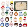 Christmas Countdown Calendar Advent 2d Acrylic Decorations 24 Days Positive Crochet Animals Christmas Countdown Calendar