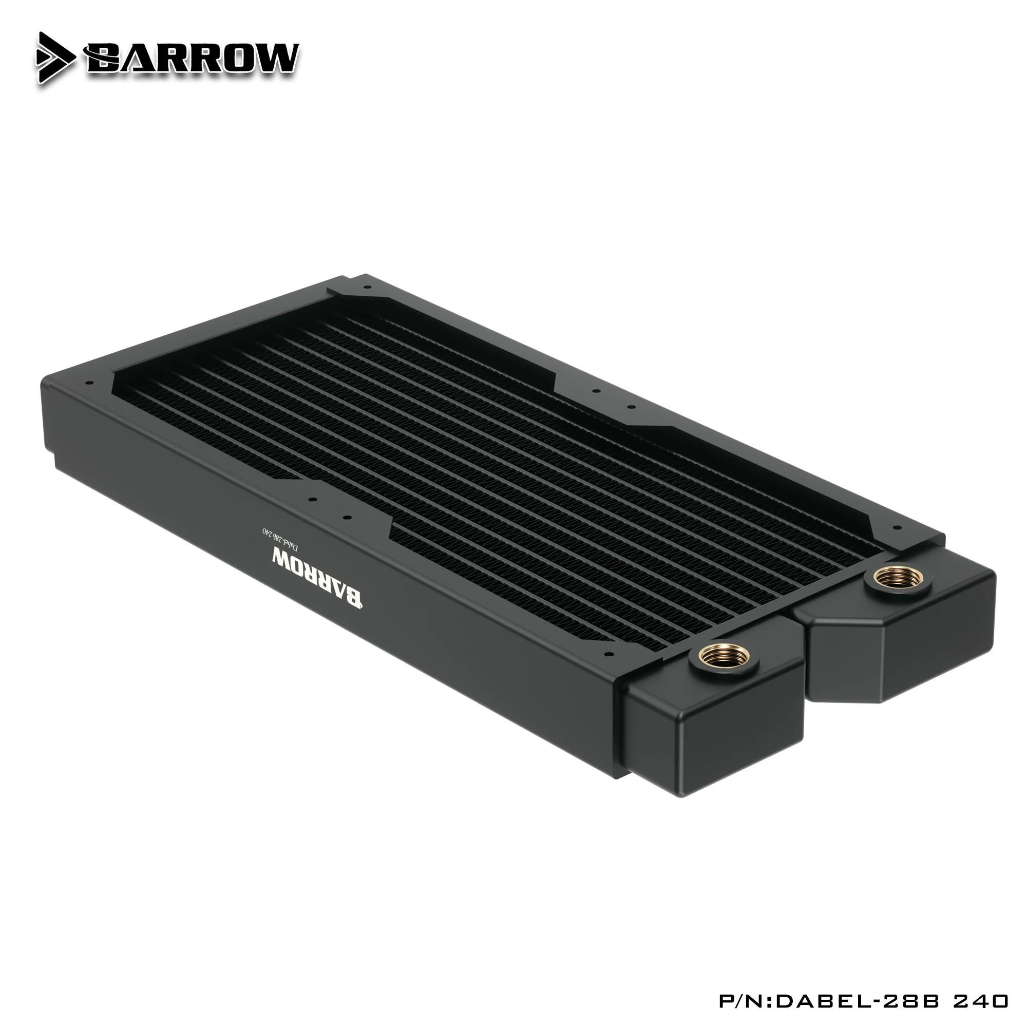 Barrow 480 360 240 PC Water Cooling Radiator Cooler Heatsink G1/4  Thick 28MM Copper 240