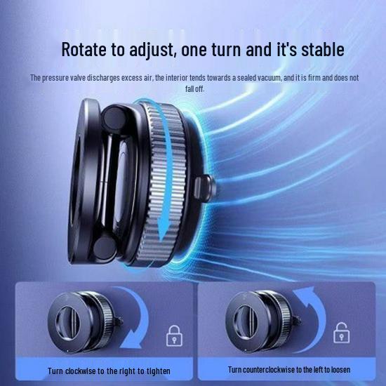 Magnetic Car Phone Holder with Vacuum Suction Cup