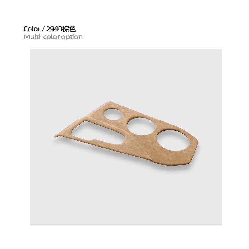 For ZEEKR 001 2021 2022 2023 2024 2025, A lcan tara Super Suede Car Central Console Gear Shift Panel Central Gears Trim Cover