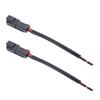 1 Pair 2 Pin DT Connectors Rubber Copper Waterproofing DT Electrical Wire Connector Wiring Harness for Car Trucks Boats