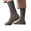 Men's Extra Thick Cashmere Wool Socks – Warm Velvet Mid-Calf Socks for Autumn & Winter