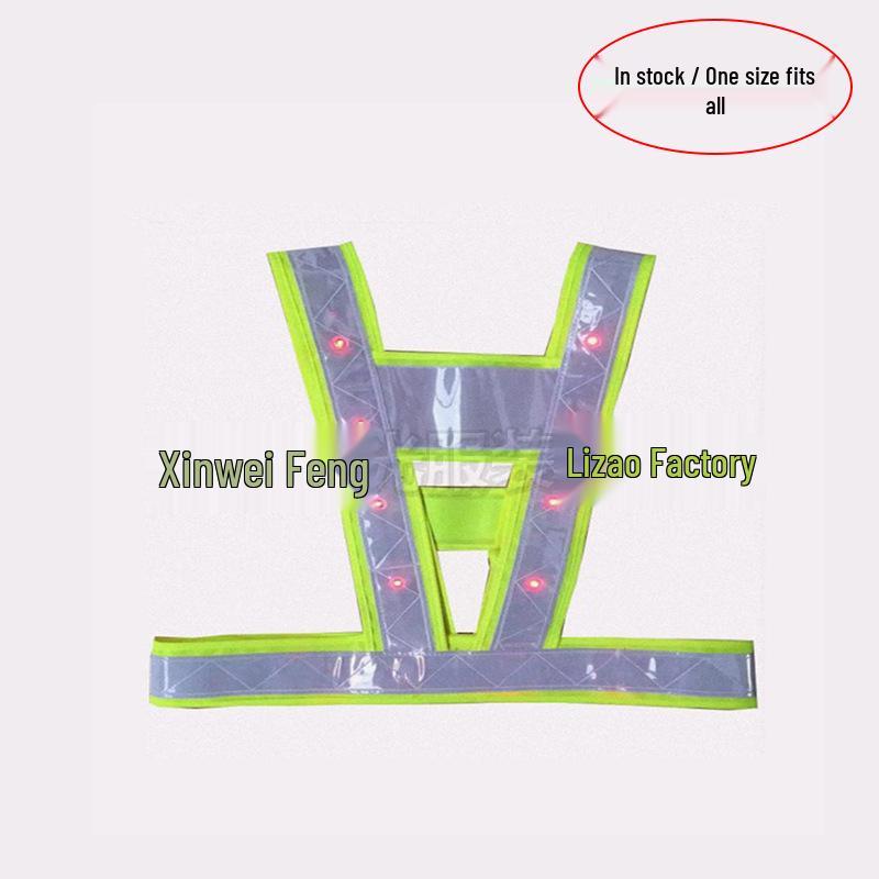 High-Visibility Reflective Safety Vest for Traffic and Construction Workers