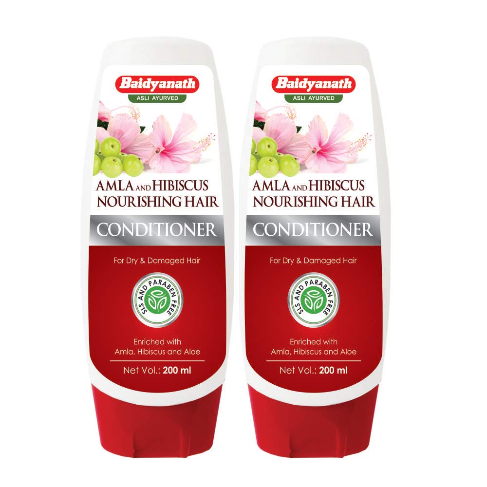 

Baidyanath Амла Гибискус Питательный кондиционер для волос Для сухих поврежденных волос 200 мл х Упаковка из 2 шт.