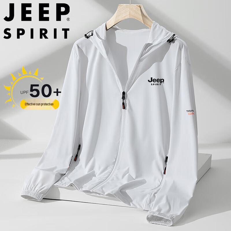 JEEP SPIRIT Men's Lightweight Hooded Sun Protection Jacket