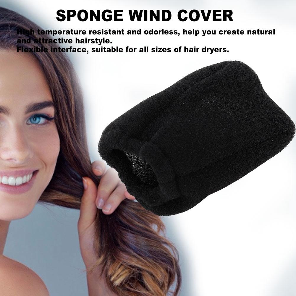 Household Hair Dryer Anti scalding Sponge Wind Cover Blow Dryer Wind Shield Hairdressing Tool