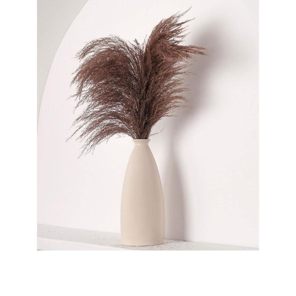 Ceramiczny Wazonik Aero w Kształcie Butelki do Salonu i Domu Dekoracyjny Bez Suszonych Traw Pampasowych