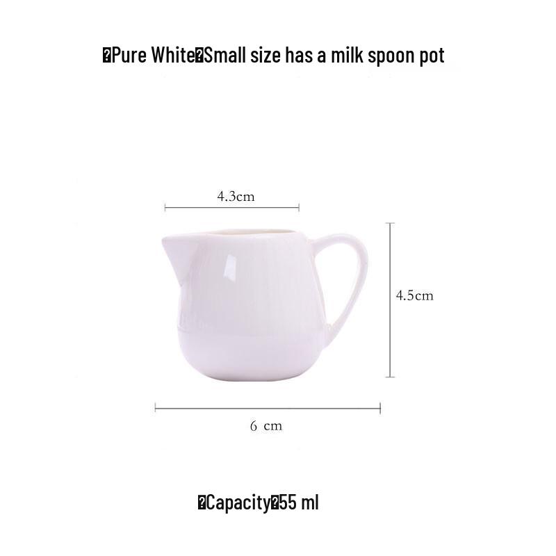 Keramischer Milchaufschäum- & Latte-Art-Krug