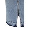 Blauer Jeansrock mit Schlitz vorne Tbbss23az00054