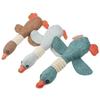 Creative Dog Chew Toys Pet Wild Goose Stuffed Plush Puppy Squeaky Dog Toy For Small And Medium Dogs Fuuny Dog Toys Supplies