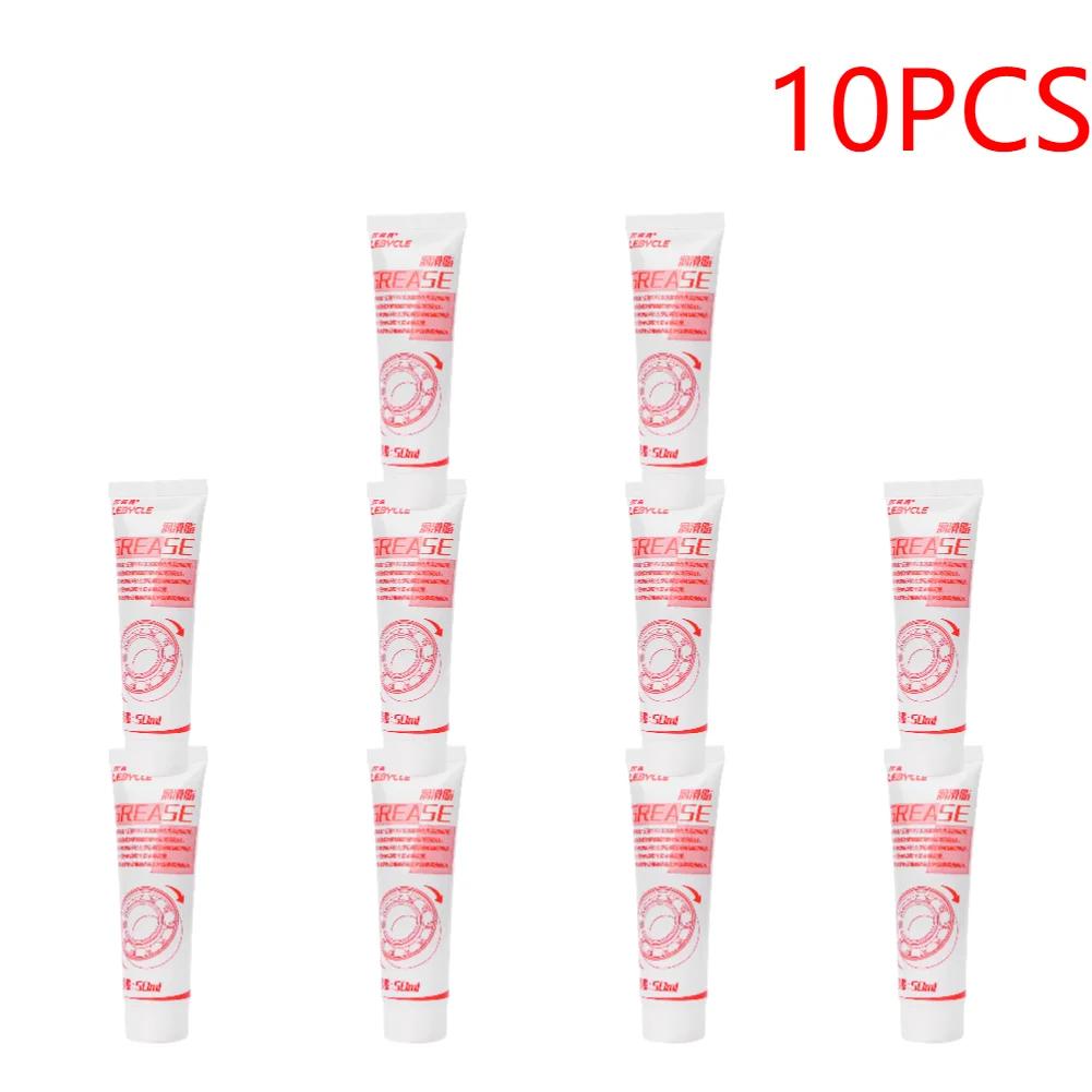 1-10pcs Bike Grease for Bearings 50ml Chain Oil with Oiling Tool Fast Bicycle Chain Lube Wet Chain Lube for Friction Reduction