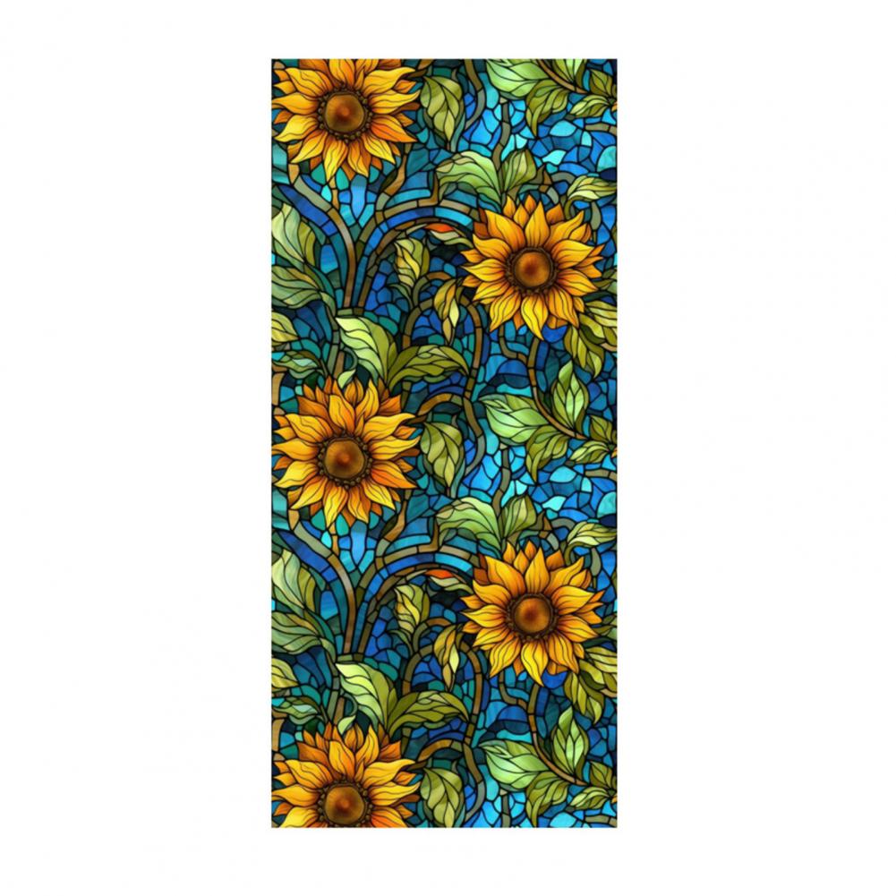 100*45cm Electrostatic Glass Sticker Waterproof Non-Adhesive Removable Decorative PVC Decorative Static Glass Film Decal Decor