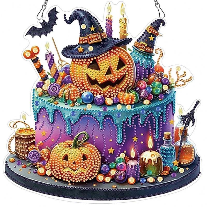 DIY Halloween Slikhus Maleri Sæt Uregelmæssig Krystal Strass Kunst Håndværk Boligindretning
