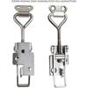 SUS304 Stainless Steel Adjustable Toggle Lock – Cabinet Door Box Handle Latch – 95/125/170mm, Heavy Duty, Quick Snap-Lock