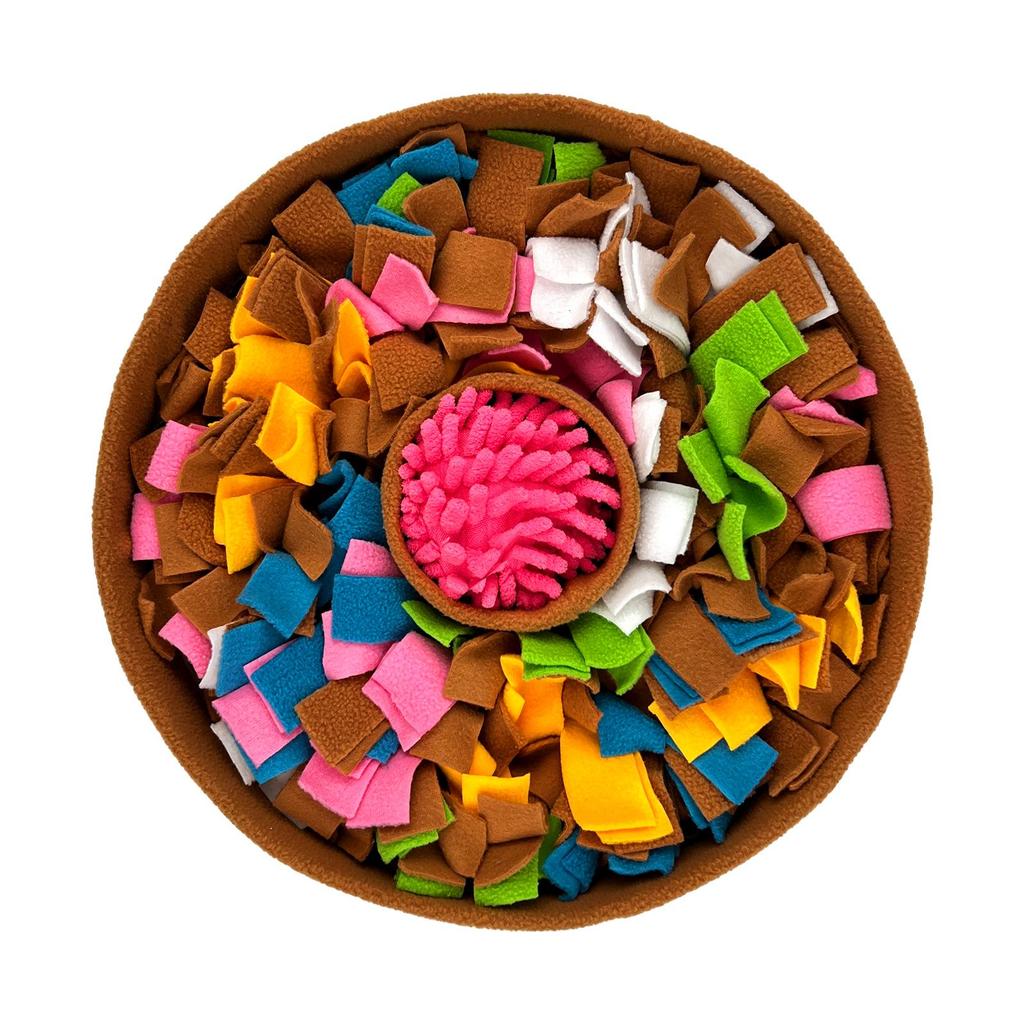 Hund & Katze Puzzle Schnüffelmatte Slow Feeder: Dekompressionsnapf für kleine, mittlere und große Haustiere