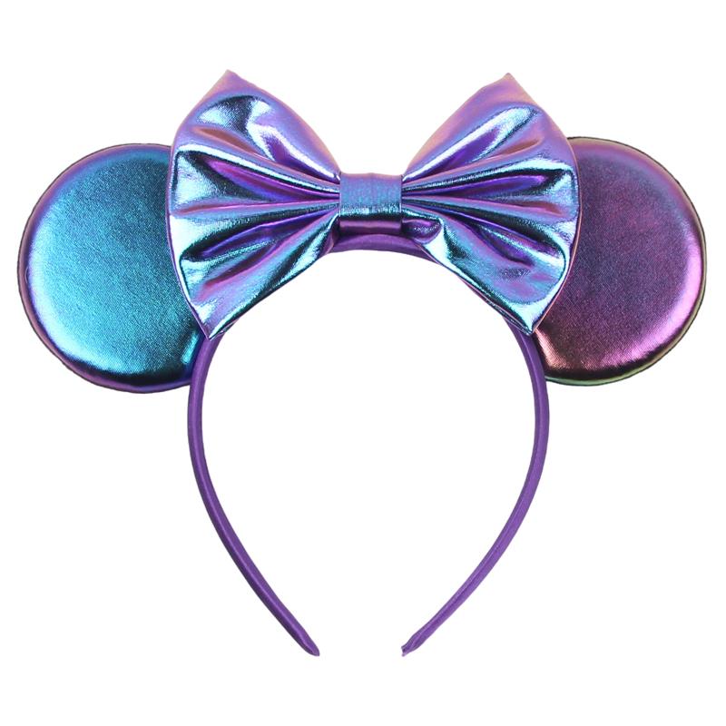 Einfarbiger Mausohren-Stirnband für Mädchen Frauen Geburtstagsparty Haarband Festival Cosplay Haarschmuck