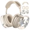 Блестящий набор защитных чехлов из страз и силикона для AirPods Max (2020/2024) - Повязка на голову, амбушюры и чашки наушников