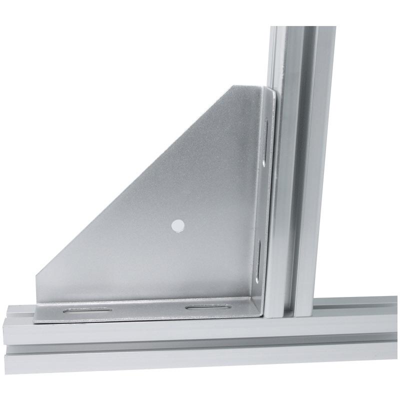 Large Base Angle Support Steel Plate Support Connection Piece Industrial Aluminum Profile Accessories Base Reinforcement