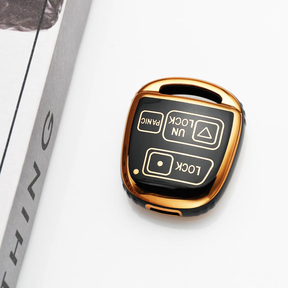 Shell For Toyota RAV4 Prado Previa Avensis Camry Corolla Cruiser 2/3 Buttons TPU Car Remote Key Cover Case for Lexus LX LS RX SC