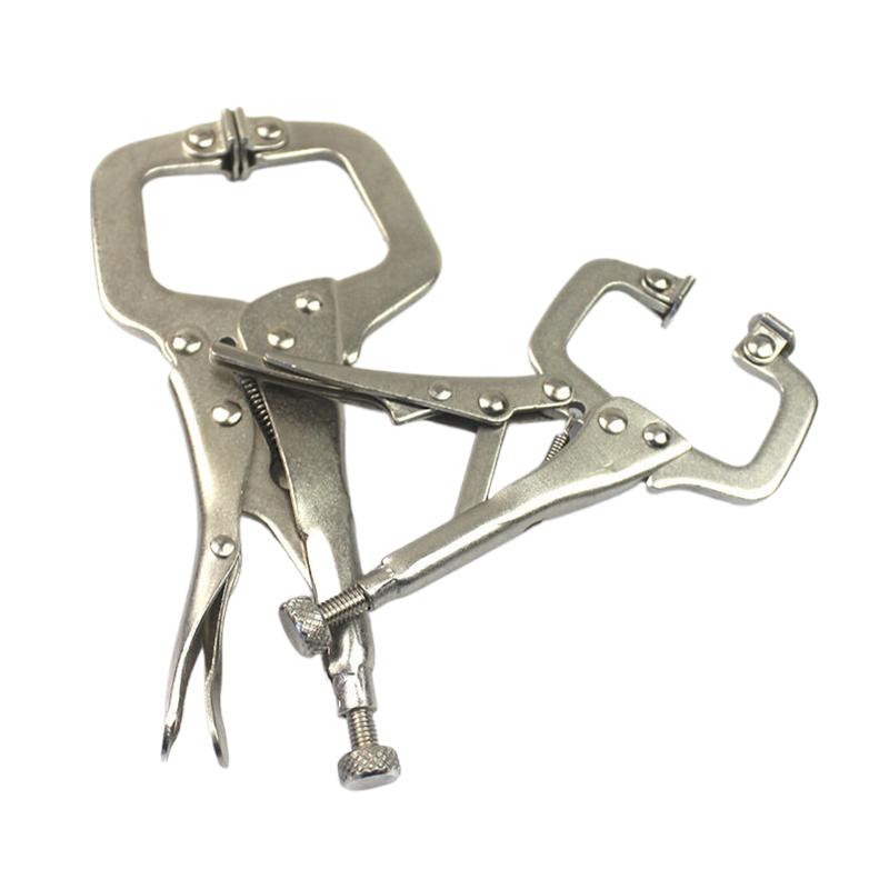 Steel C Clamp Vise Grip Locking Welding Pliers Wood Tenon Locator Tool Tools Herramientas De Mano Ferramentas Man