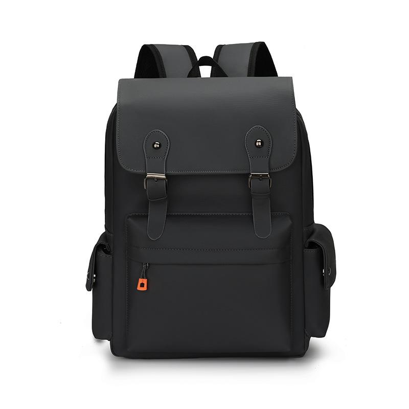 Men's Casual Travel Backpack, Fashionable and Casual Women's Backpack, Water-resistant Leather Men's Computer Bag