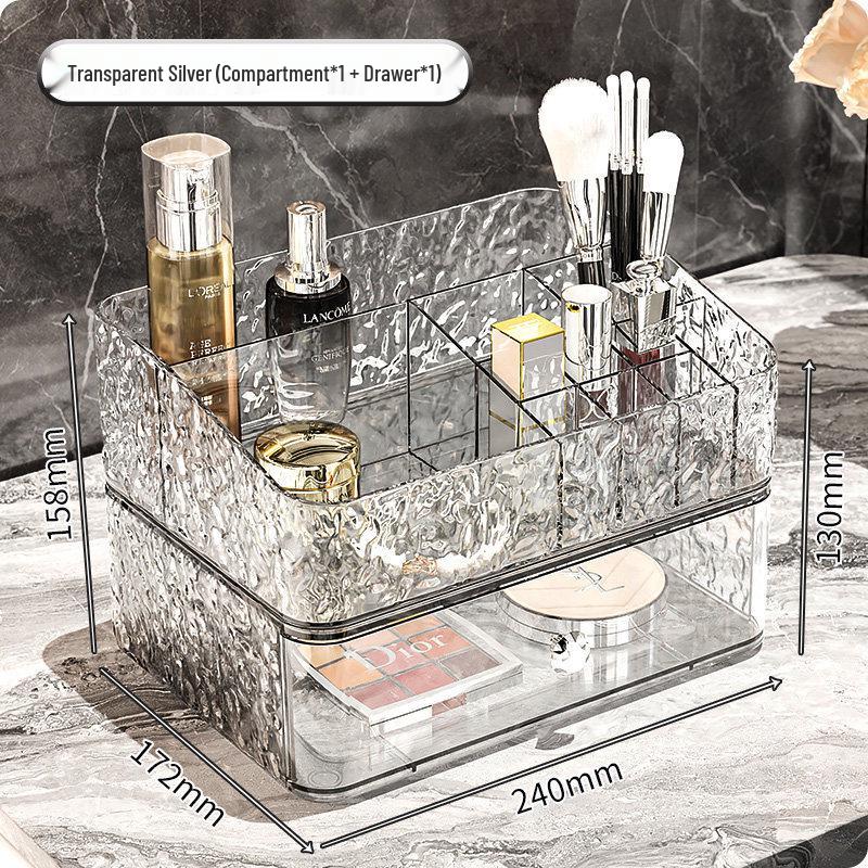 Luxury Desktop Cosmetic Storage Drawer - Makeup and Skincare Organizer