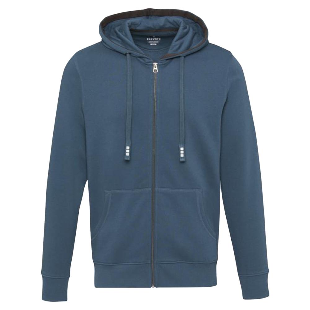 Elevate Mens Arora Hooded Full Zip Sweater
