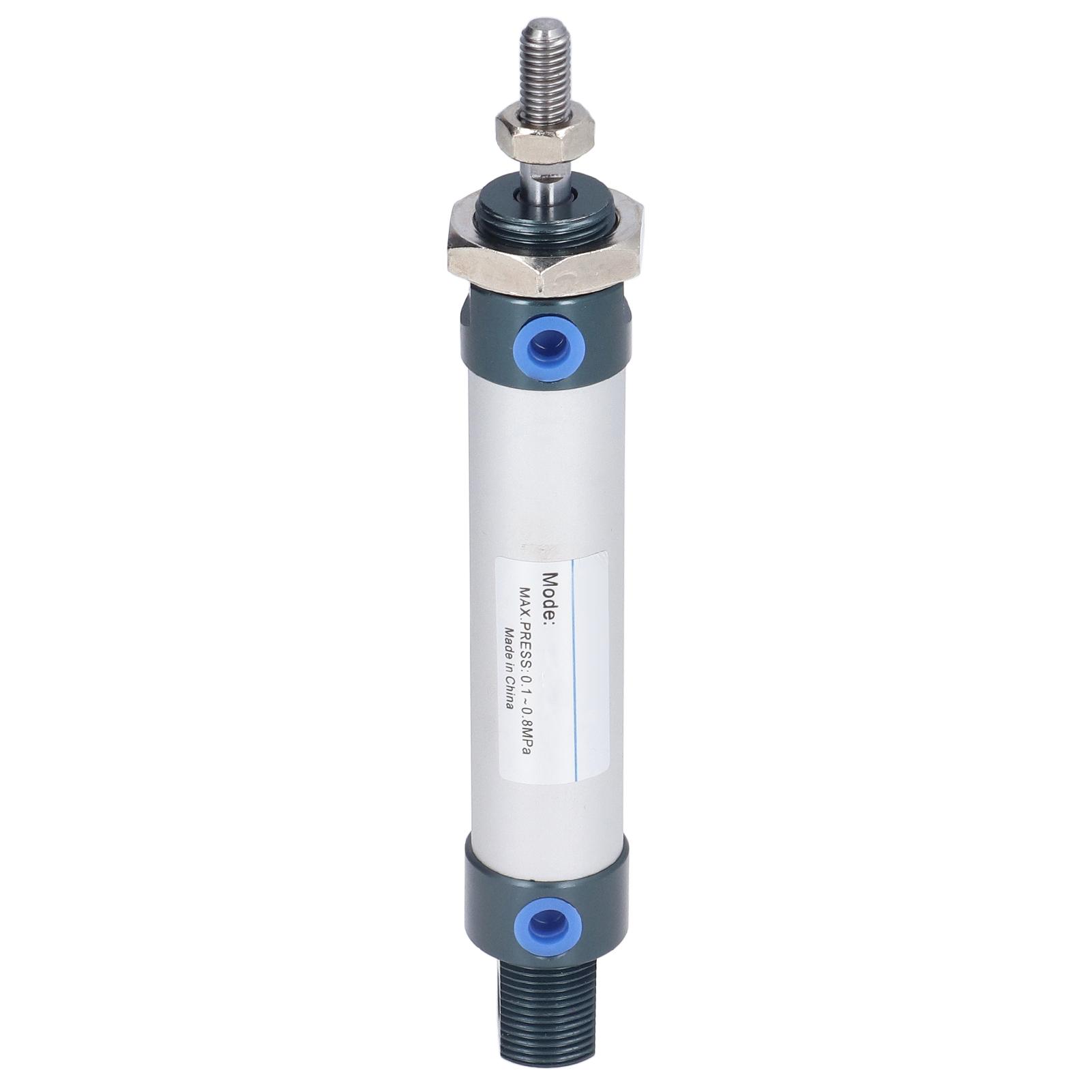 Pneumatische Cilinder   20mm Boring Dubbelwerkend 0.1‑0.8Mpa Aluminiumlegering MAL20