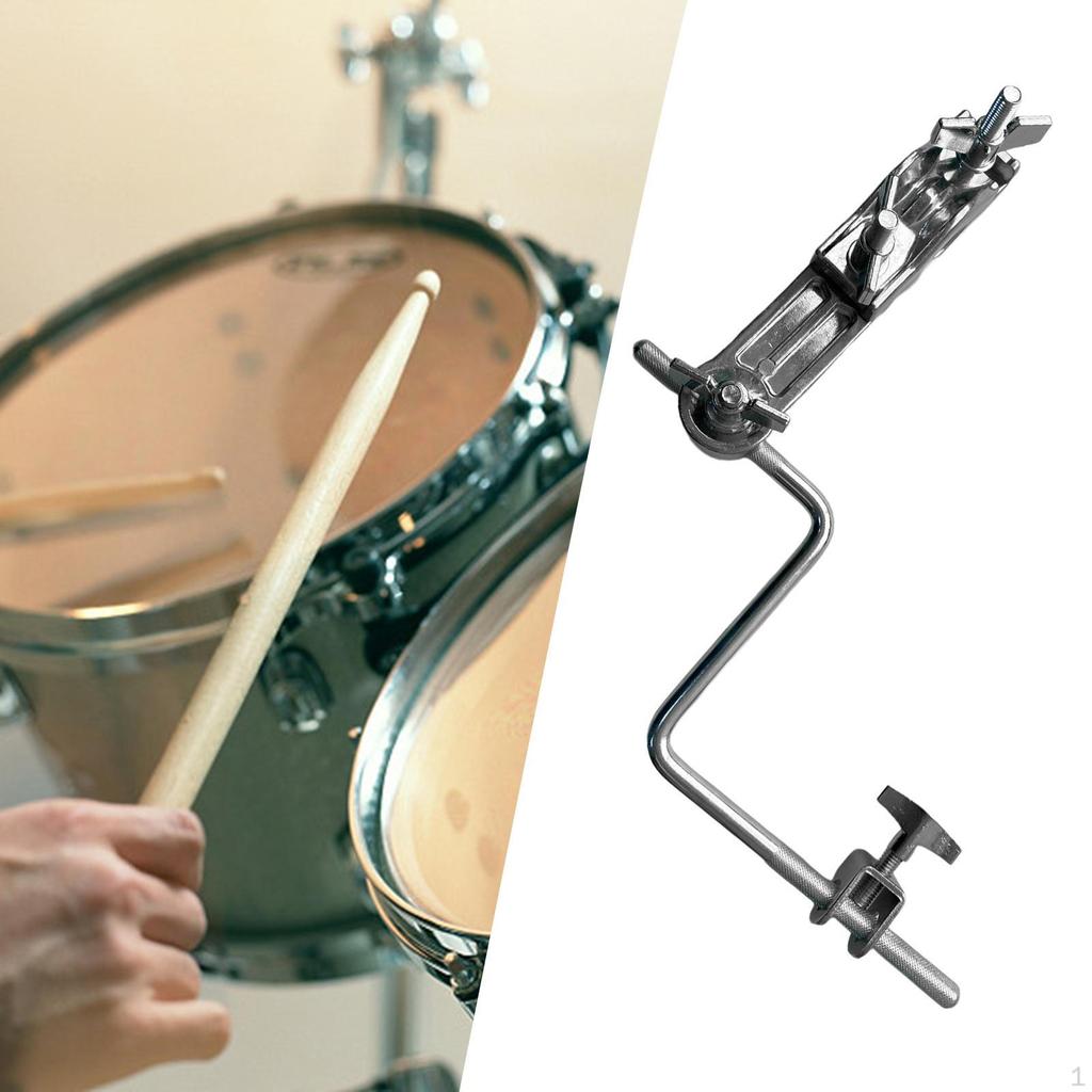 Bass Drum Cowbell Clamp Bracket Adjustable Mounting Accessories Sturdy Durable Accessory Jazz