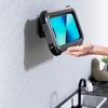Waterproof Fog-proof Bathroom Mobile Phone Holder Wall-mounted Mobile Phone Box with 360° Rotation for Shower and Bathrooms