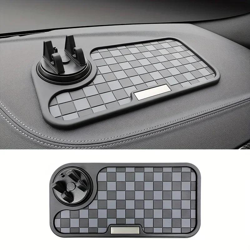 

Car Dashboard Cell Phone Navigation Bracket + Anti-slip Mat Multifunctional Storage Items in the Brake Items Anti-fly Out Amagi