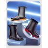 Men's Mid Calf Rain Boots Non Slip Waterproof Rubber Boots For Outdoor Work