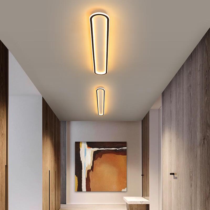 OEING Modern 120cm Black+White LED Ceiling Light