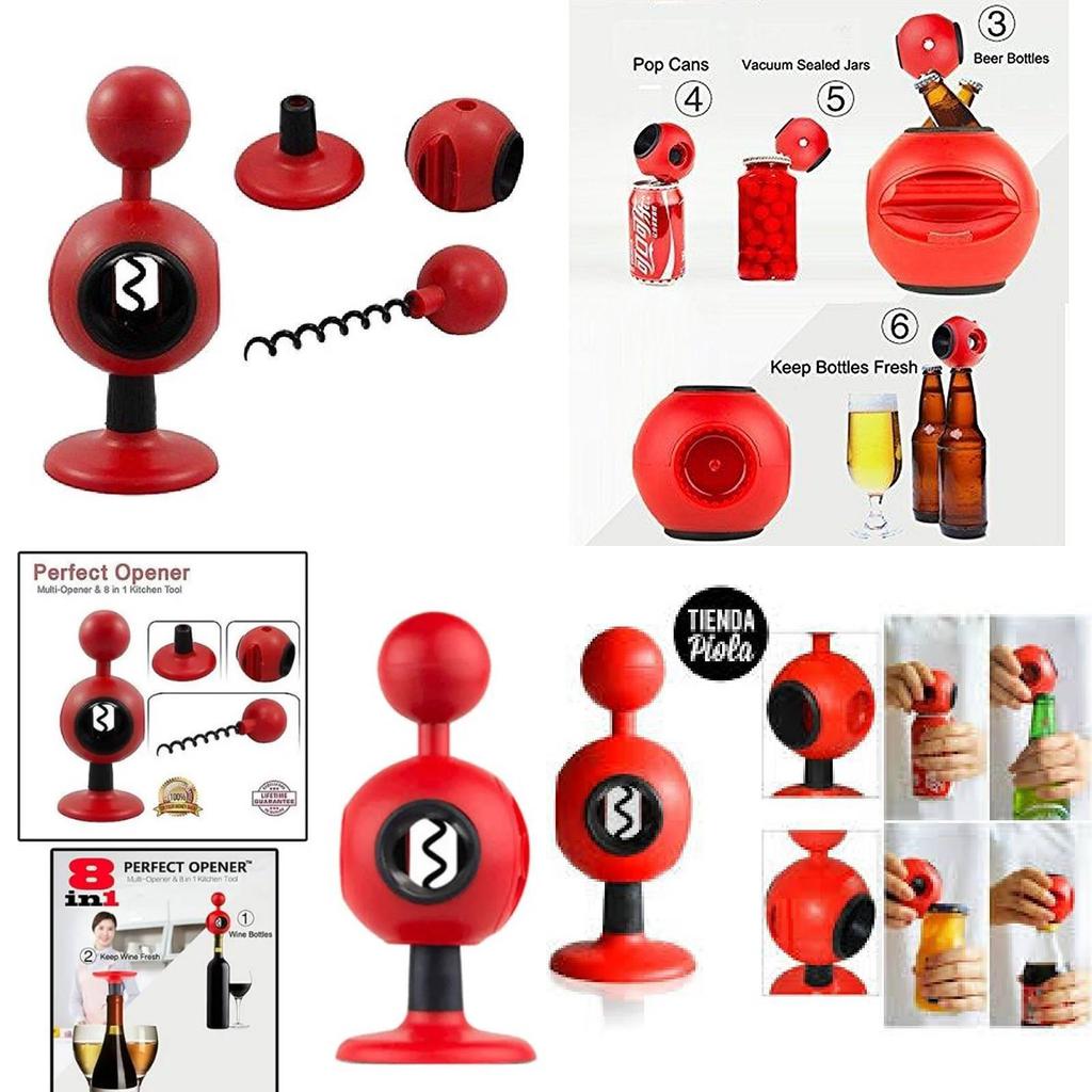 Multifunctionele Wijnopener voor Thuisgebruik met Kunststof Materiaal voor Rode en Oude Wijnflessen